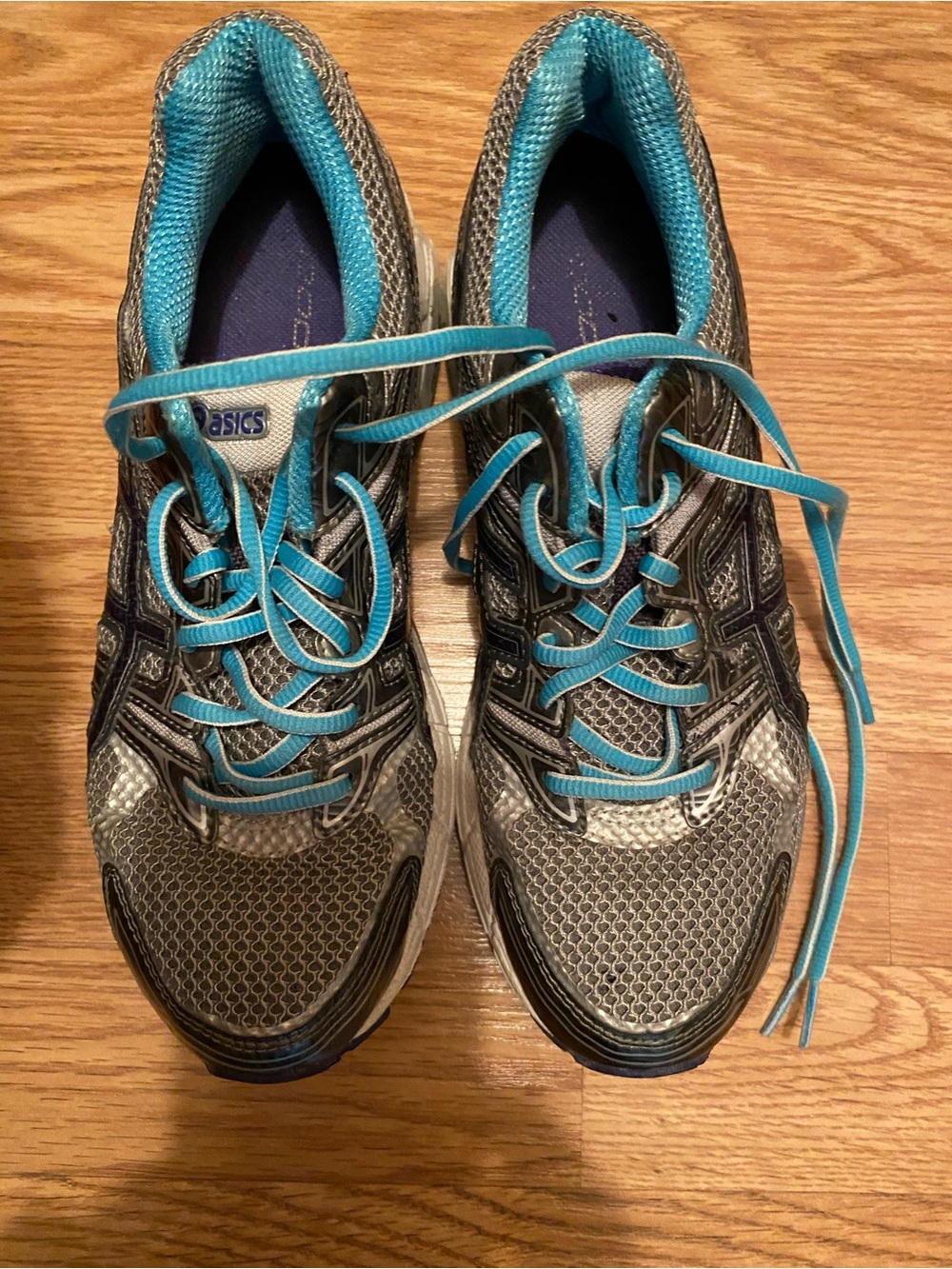 ASICS Women's Athletic Shoes in Gray and Blue